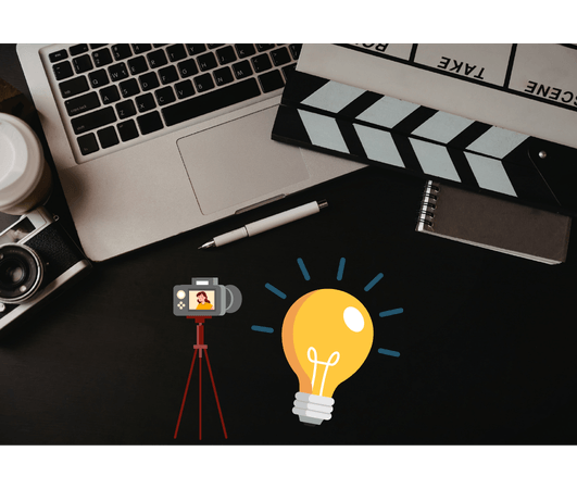 Content strategy and creation image showing planning and creative content development